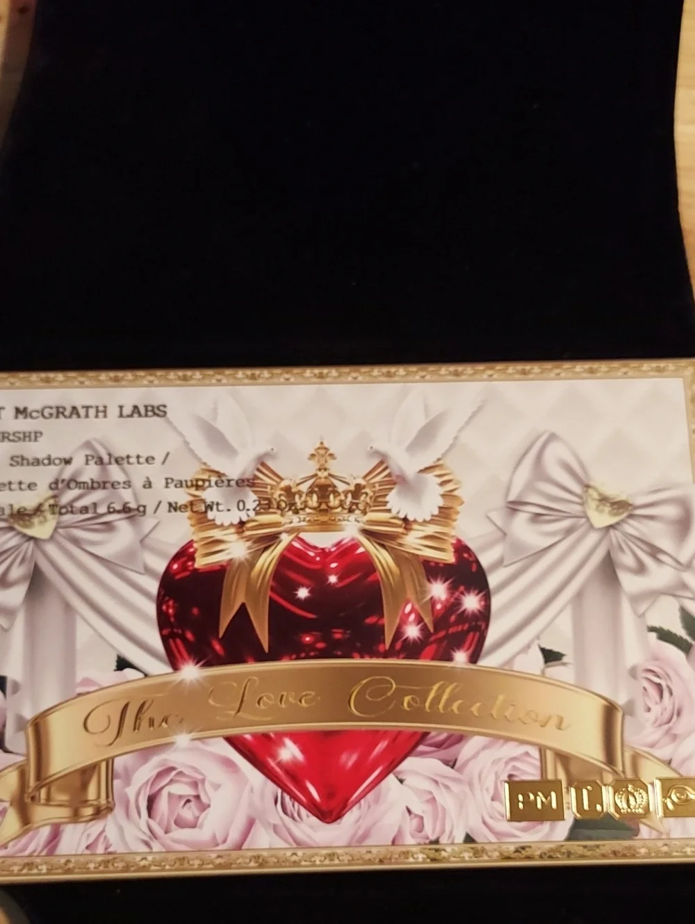 Pat McGrath Labs Love Collection Eye Shadow Palette - Red & Gold Packaging